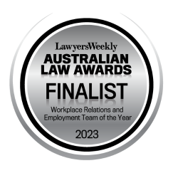 Australian Law Awards 2023 Finalist logo