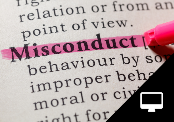 Managing employee misconduct