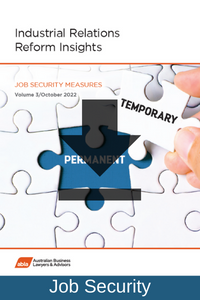 IR Reforms 2022 Job Security Overview