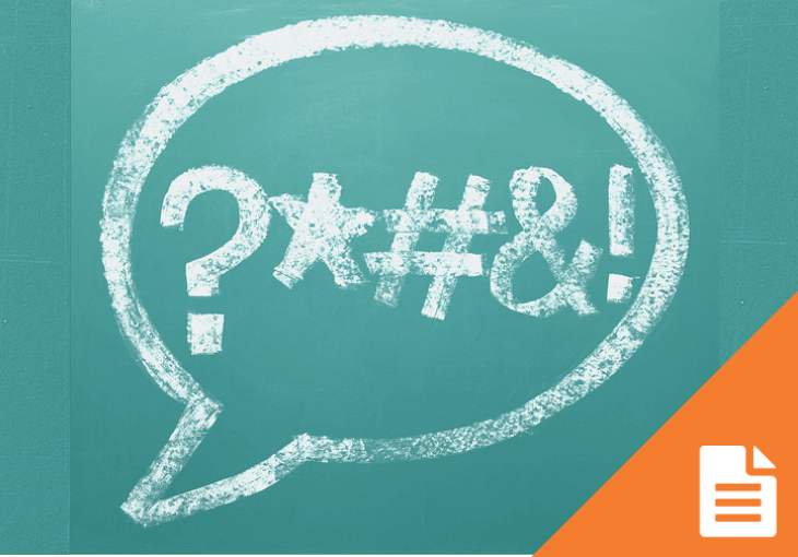 Is it OK to swear at work?