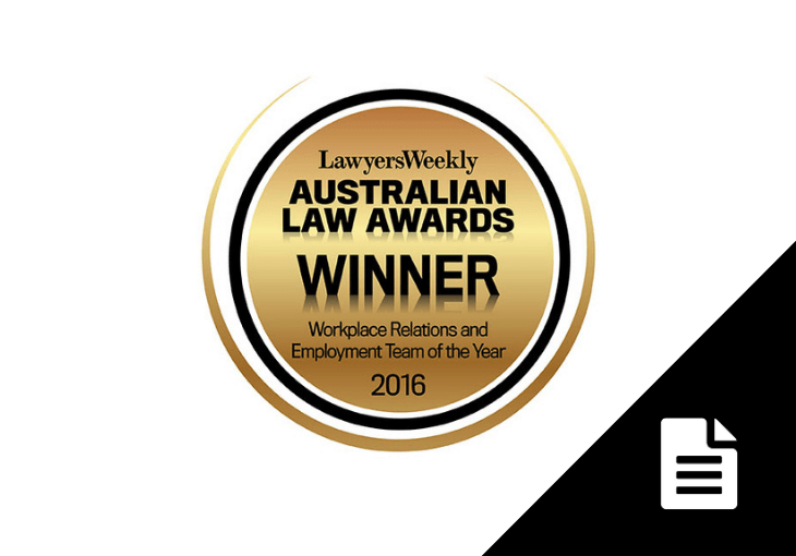 Workplace Relations and Employment Team of the Year