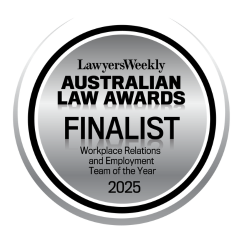 Australian Law Awards Finalist 2025 Medal