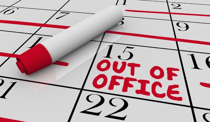 Calendar out of office